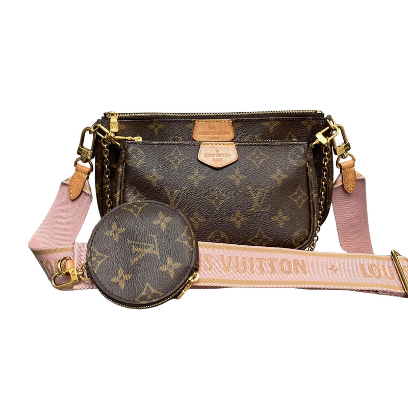 Louis Vuitton Crossbody Bag Pink Strap Handbag Louis Vuitton