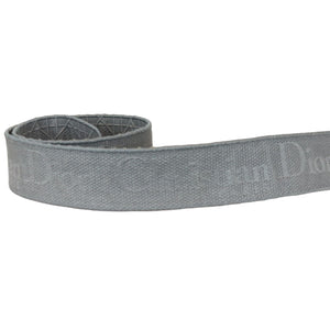 Lady D-Lite Medium Canvas Embroidered Cannage Grey GHW