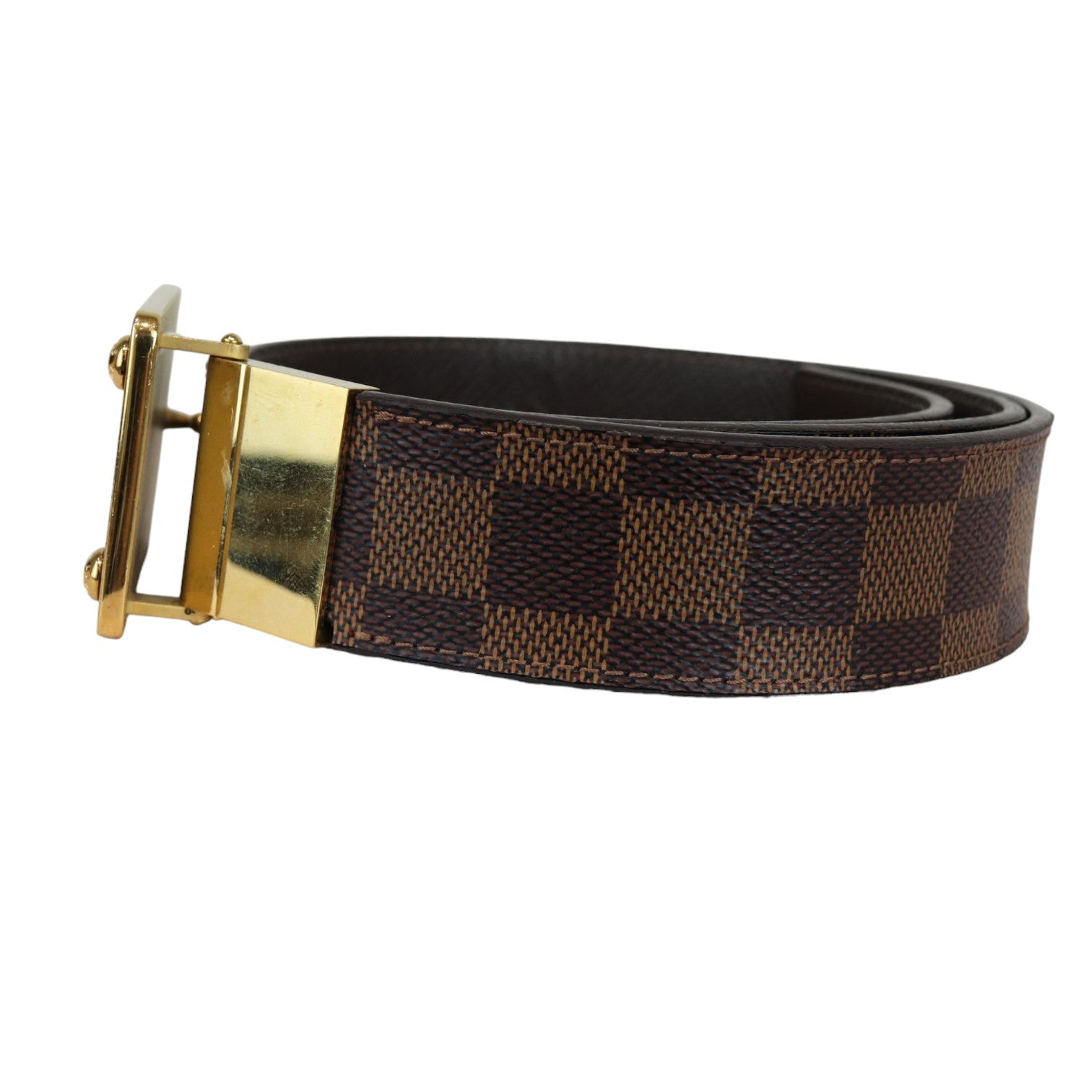 Inventeur Reversible Belt Damier Ebene Size 90