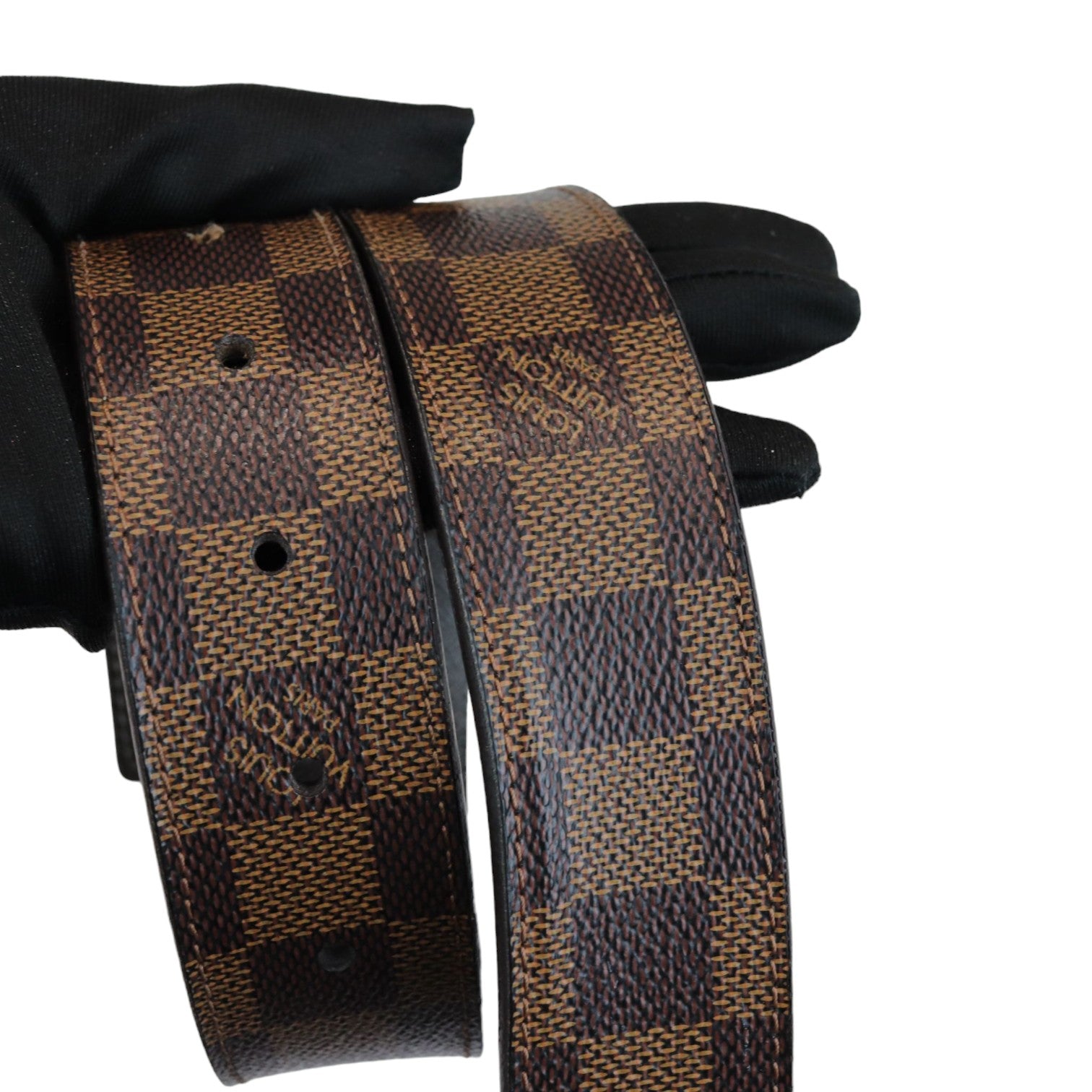 Louis Vuitton Inventeur Reversible Belt Damier Ebene Size 90 – Bag