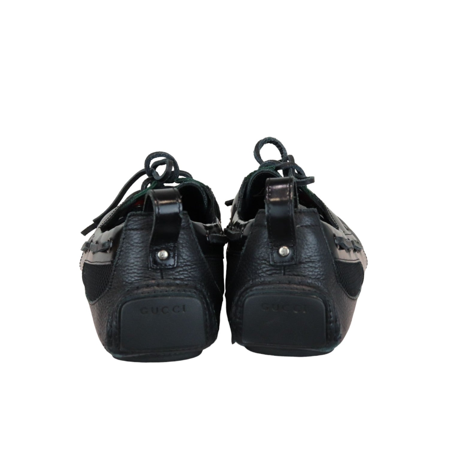 【関税＆送料込み】Gucci Flat Shoes Gucci Flats Casual Shoe Leather Black Size 8.5 – Bag Religion