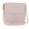 Hobo About Pearls Small Calfskin Quilted Light Pink GHW