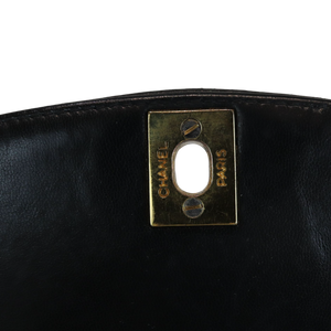 Diana Small Single Flap Lambskin Black GHW