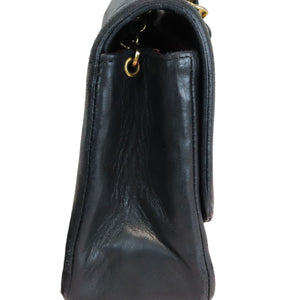 Diana Small Single Flap Lambskin Black GHW