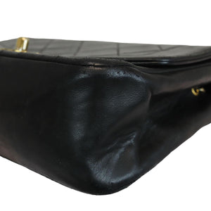 Diana Small Single Flap Lambskin Black GHW