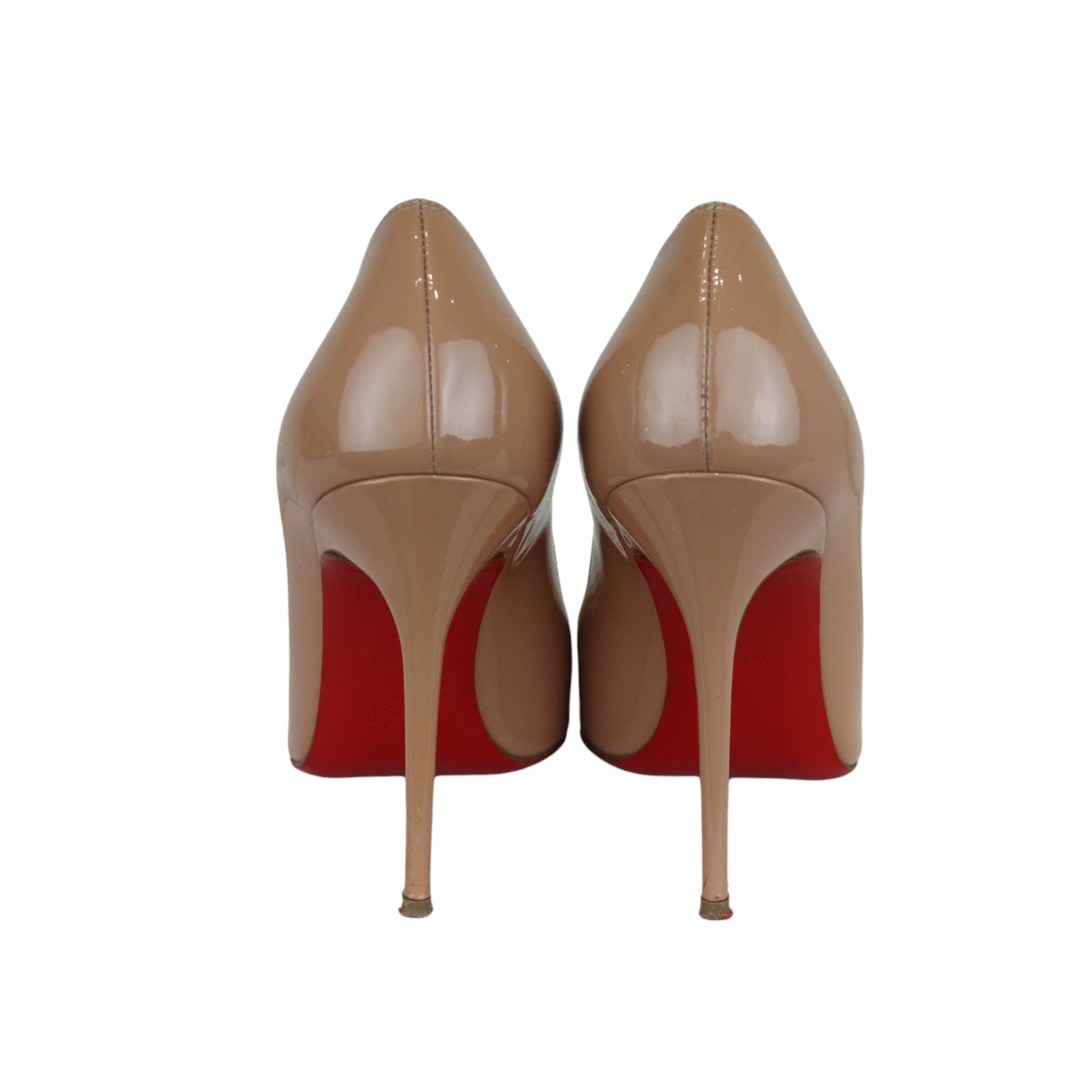 Christian Louboutin FiFi 100 Pumps Patent Nude Size 37 – Bag Religion