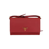 Deauville Shopper Tote Medium Canvas and Leather Red SHW