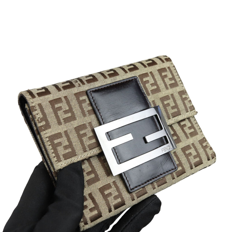 Zucchino Compact Wallet Tobacco SHW