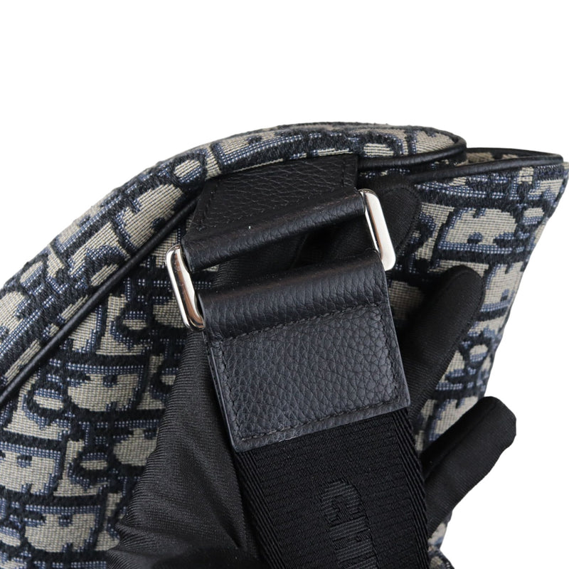 Mens Saddle Bag Oblique Blue SHW