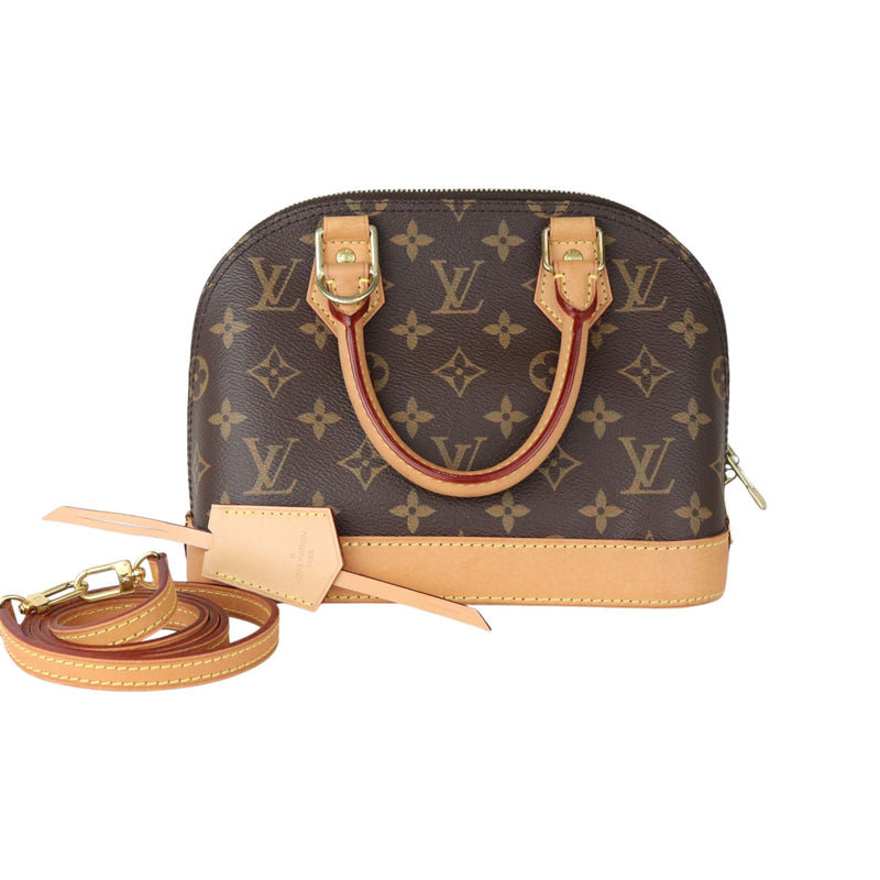 Alma BB Monogram Canvas Brown GHW