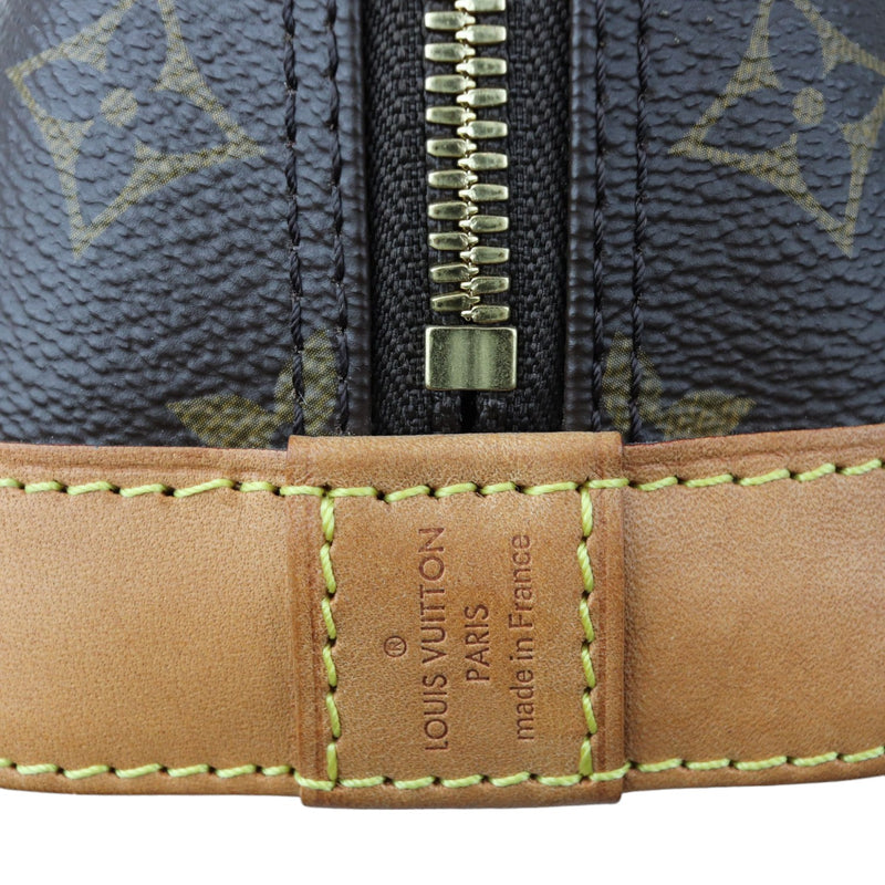 Alma BB Monogram Canvas Brown GHW