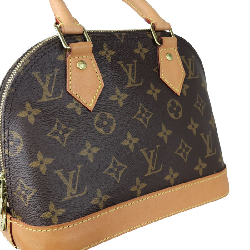 Alma BB Monogram Canvas Brown GHW