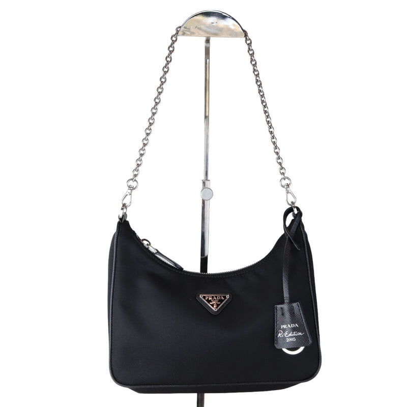 Re-Edition 2005 Shoulder Bag Black SHW