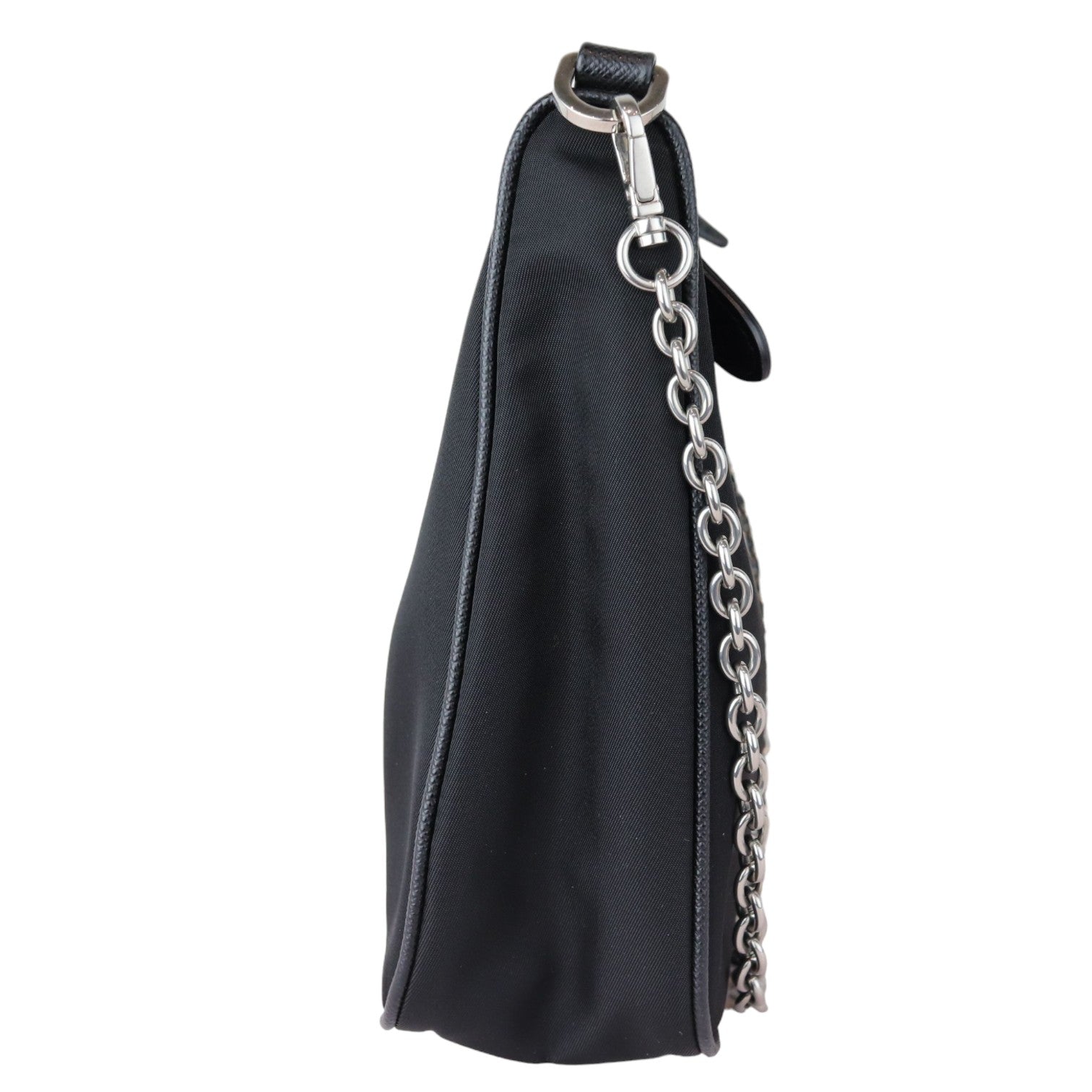 Prada Nylon Re-Edition 2005 Shoulder Bag Black SHW – Bag Religion