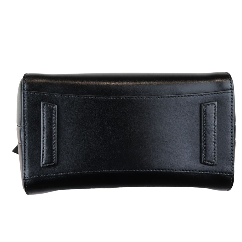 Antigona Mini Shiny Calfskin Black SHW