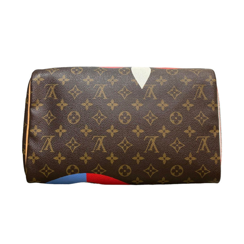 Game on Speedy Bandouliere 30 Monogram Brown GHW