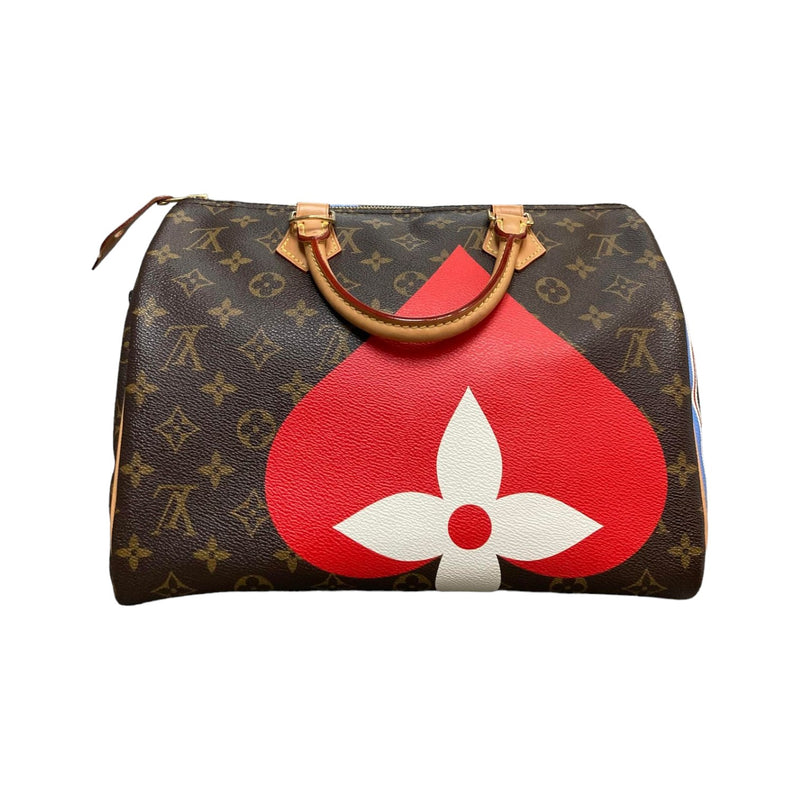 Game on Speedy Bandouliere 30 Monogram Brown GHW