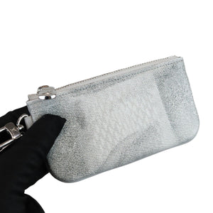 Pouch Bag Set Damier Salt Stone Grey SHW