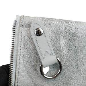 Pouch Bag Set Damier Salt Stone Grey SHW