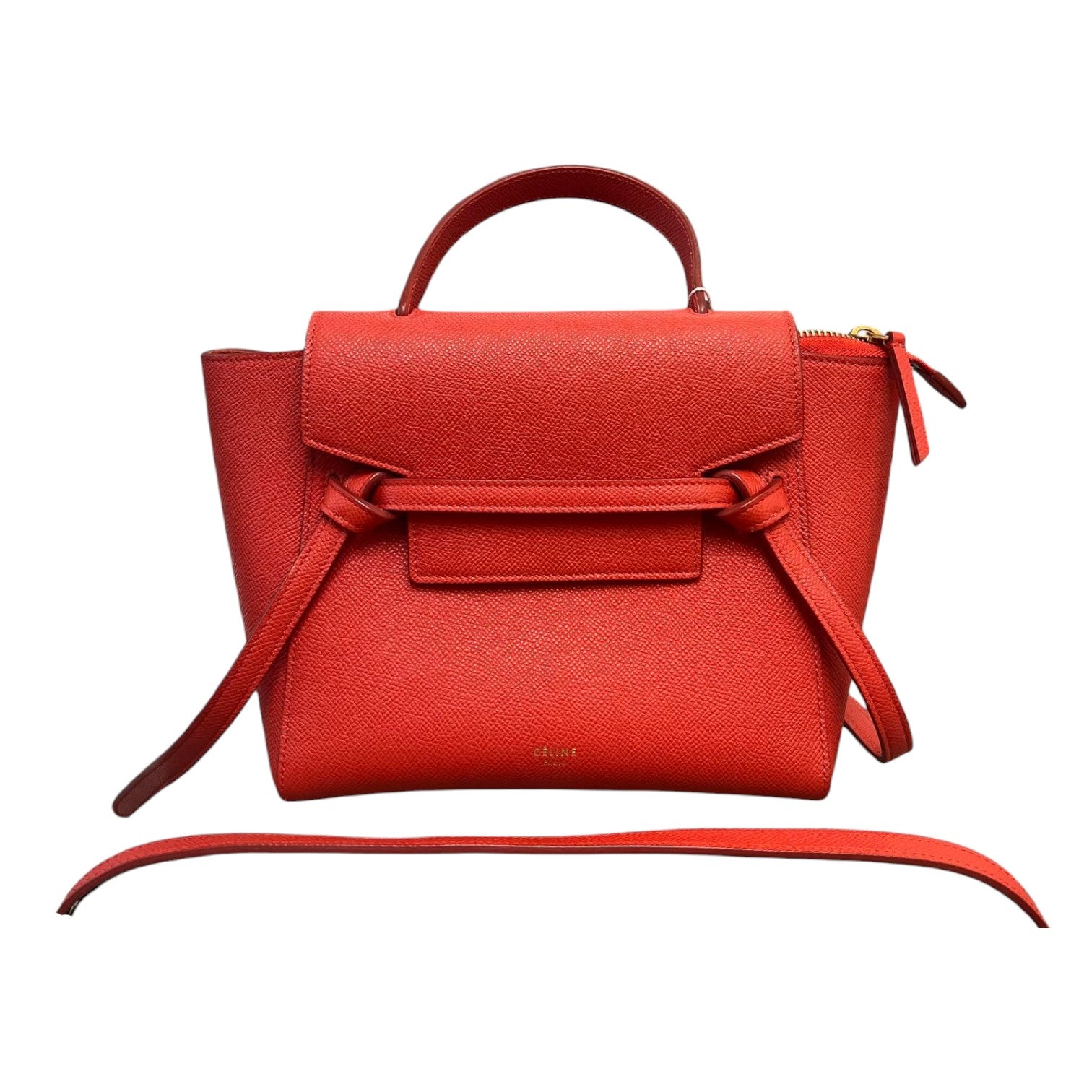 Celine nano belt bag red discount