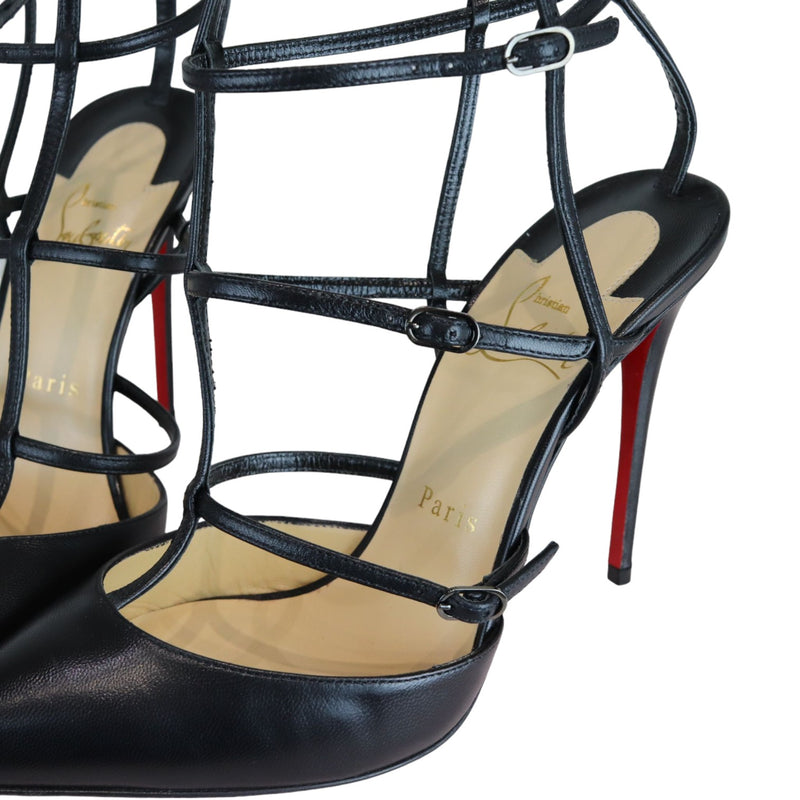 Kadreyana Cage 100 Heels Black Size 38