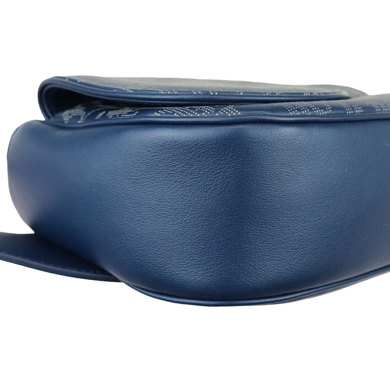 World Tour Saddle Belt Bag Calfskin Oblique Blue BHW