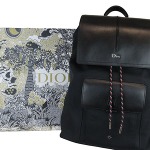 Motion Backpack Calfskin Nylon Black SHW
