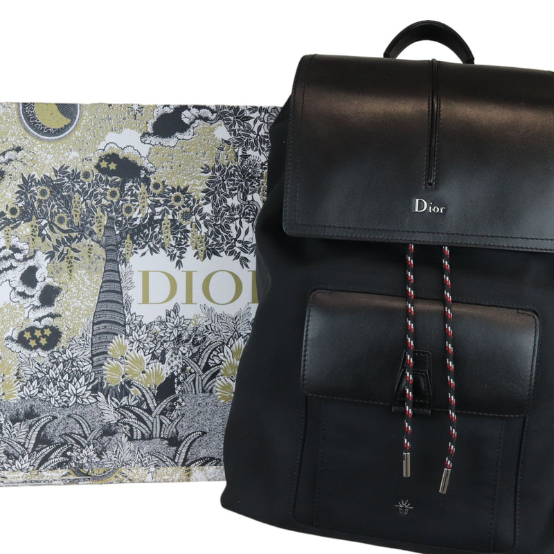 Motion Backpack Calfskin Nylon Black SHW