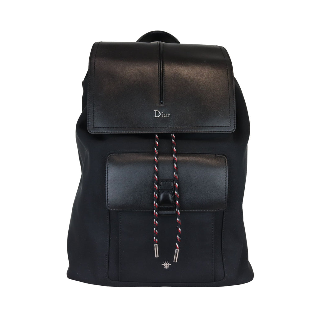 Motion Backpack Calfskin Nylon Black SHW