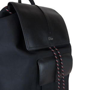 Motion Backpack Calfskin Nylon Black SHW