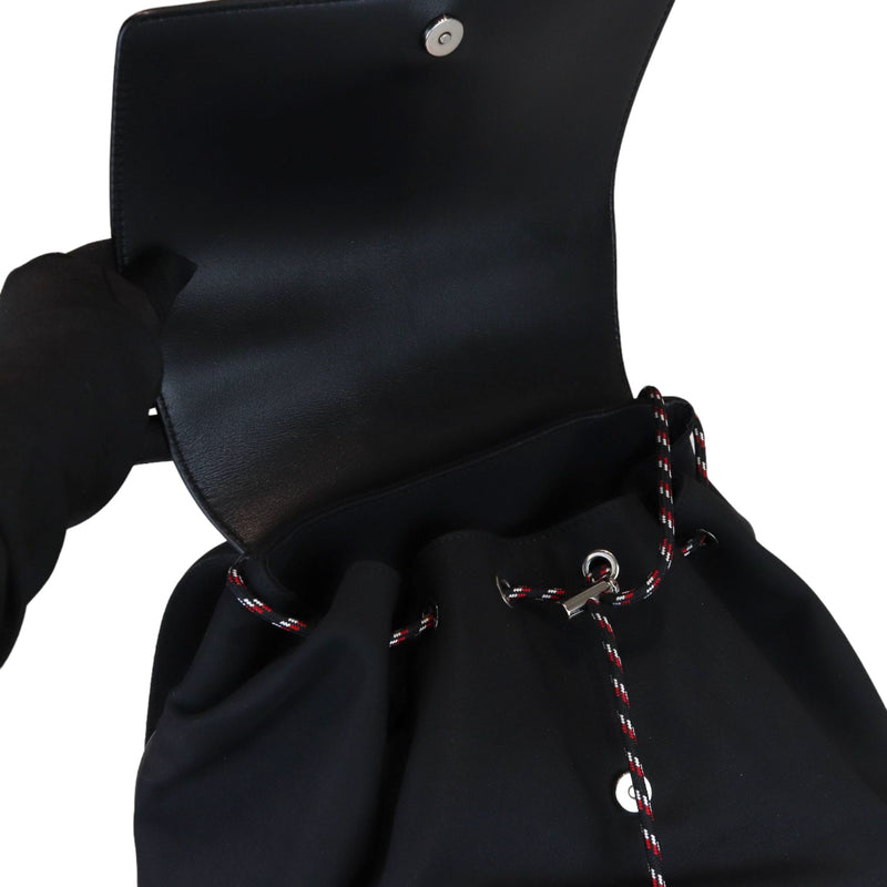 Motion Backpack Calfskin Nylon Black SHW
