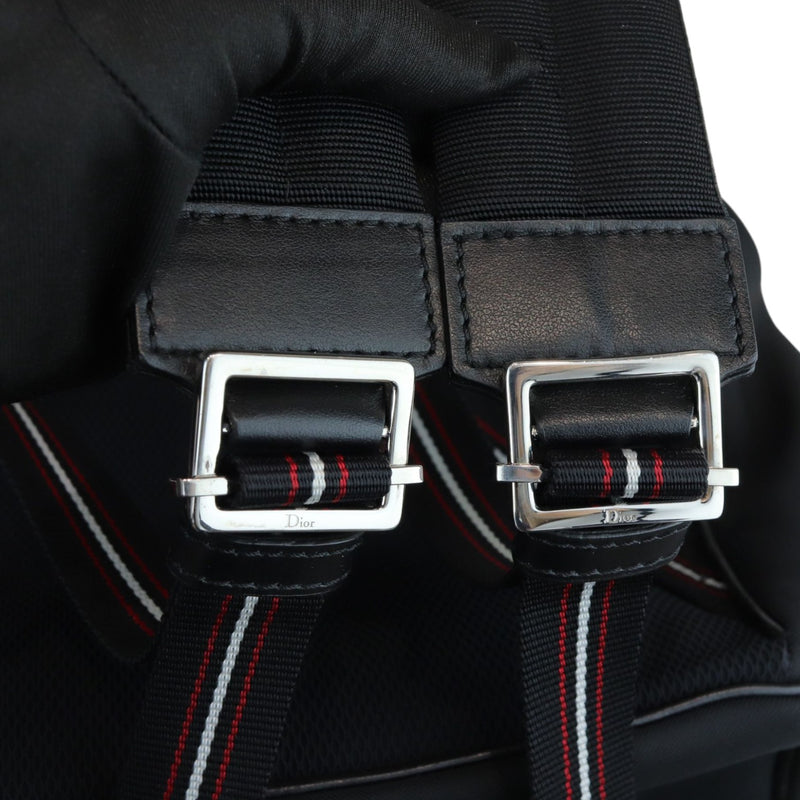 Motion Backpack Calfskin Nylon Black SHW