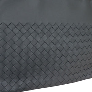 2Way Shoulder Intrecciato Leather Grey