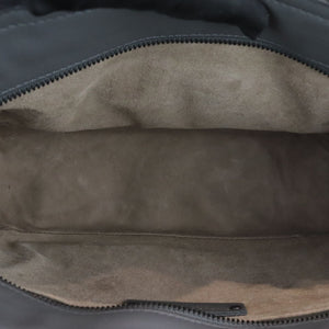 2Way Shoulder Intrecciato Leather Grey