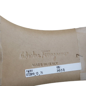 Vara Bow Shell Pumps Calfskin White Size 7 GHW