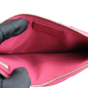 Long Wallet Phone Holder Lambskin Pink GHW