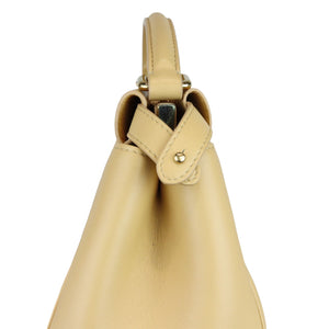 Peekaboo Iconic Satchel Mini Nappa Beige GHW