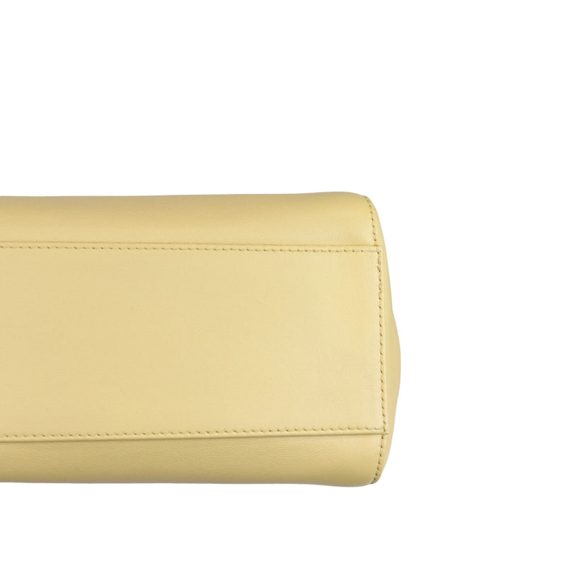 Peekaboo Iconic Satchel Mini Nappa Beige GHW