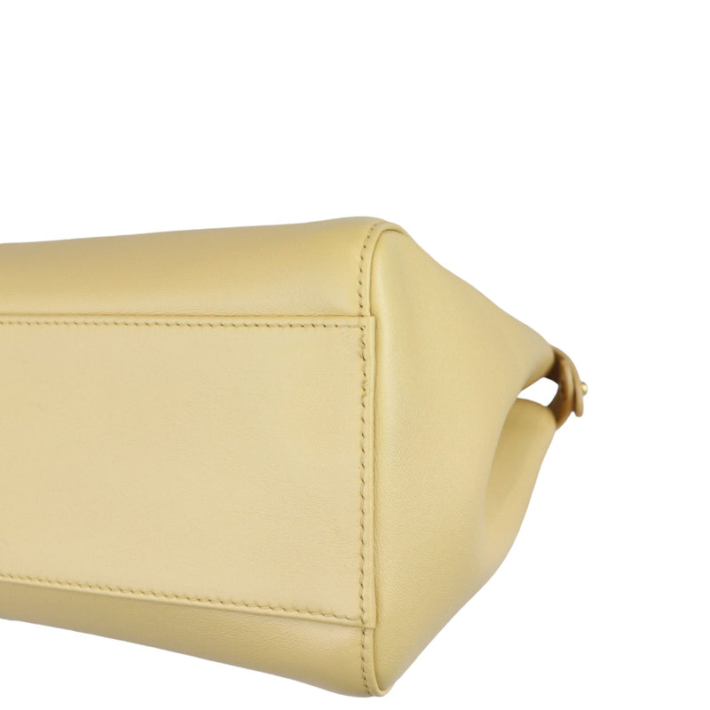 Peekaboo Iconic Satchel Mini Nappa Beige GHW