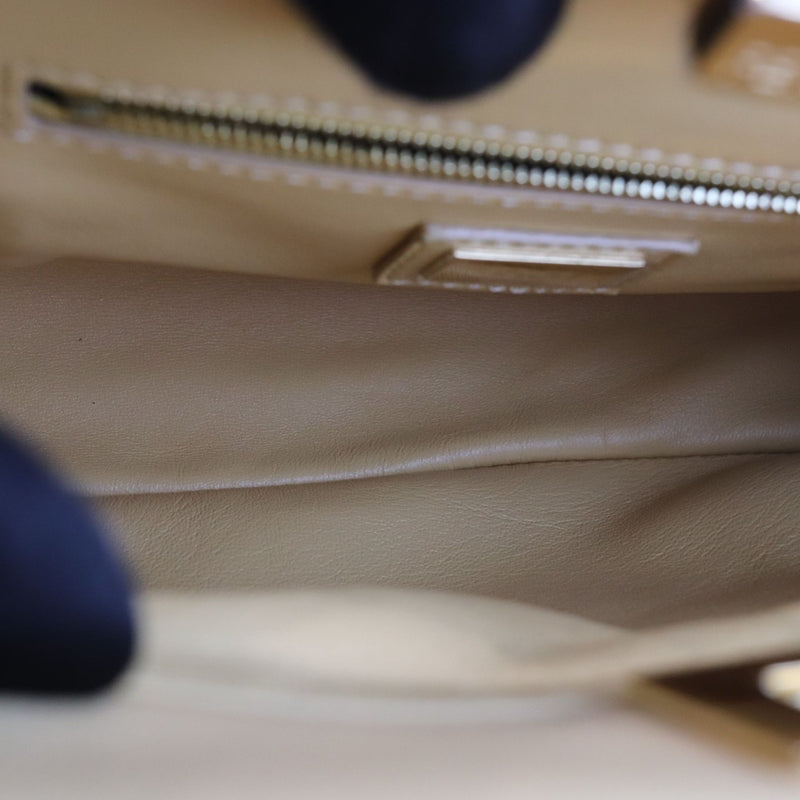 Peekaboo Iconic Satchel Mini Nappa Beige GHW