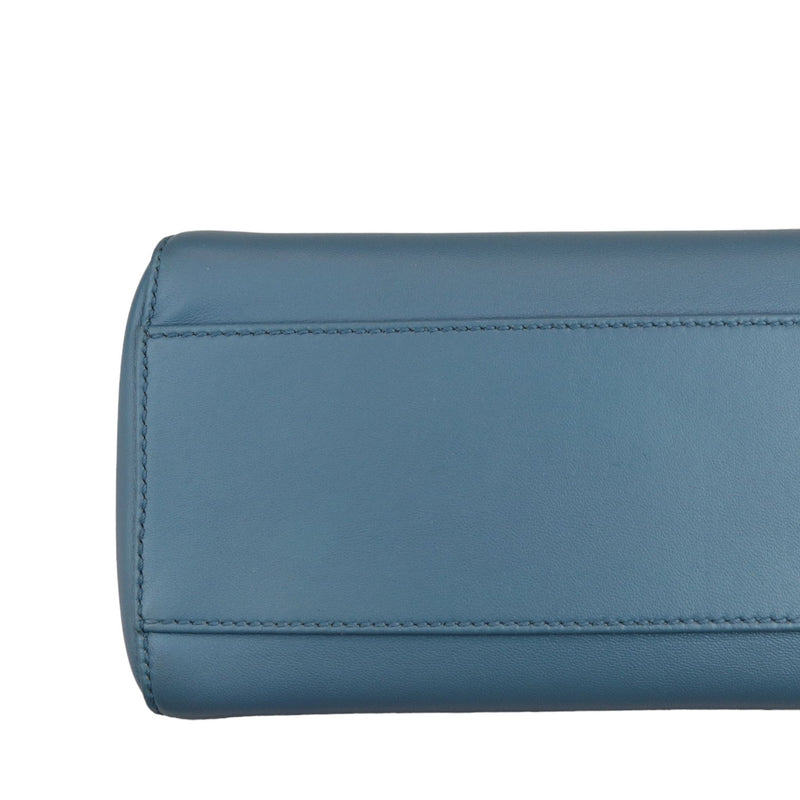 Peekaboo Iconic Satchel Mini Nappa Light Blue GHW
