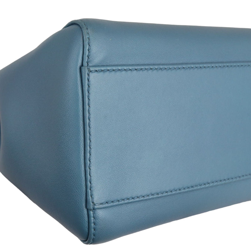 Peekaboo Iconic Satchel Mini Nappa Light Blue GHW