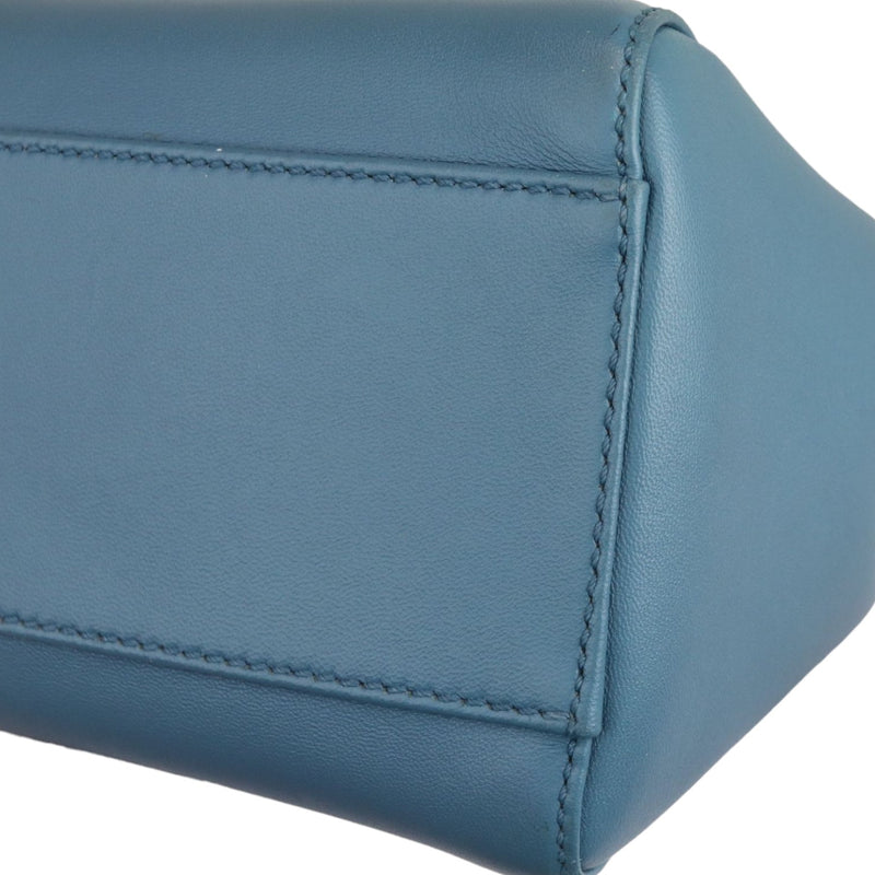 Peekaboo Iconic Satchel Mini Nappa Light Blue GHW