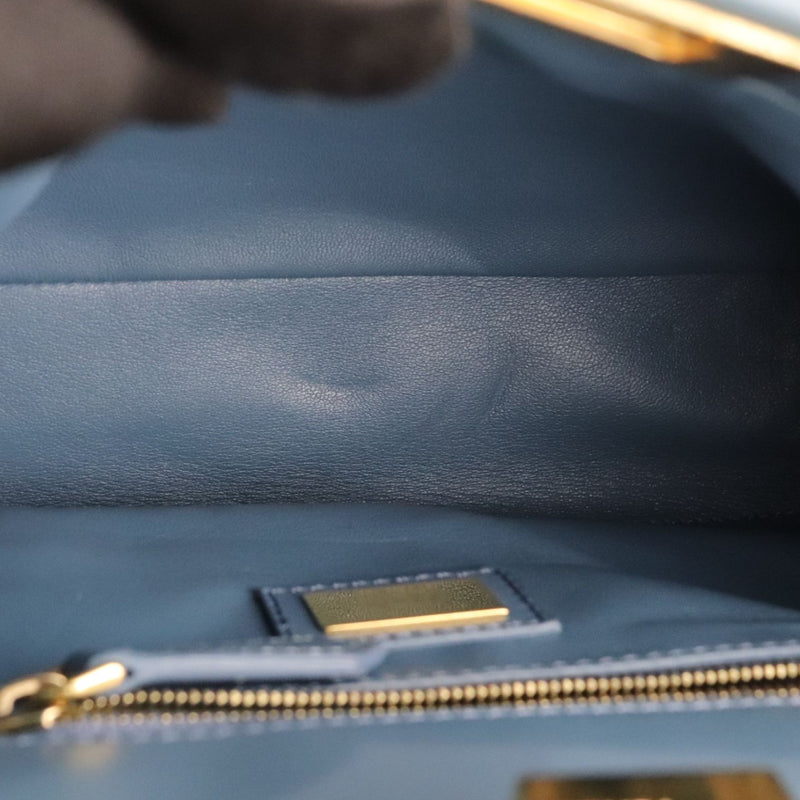 Peekaboo Iconic Satchel Mini Nappa Light Blue GHW