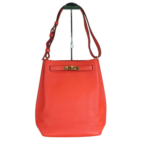 Small Sac De Jour Leather Red GHW
