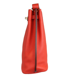 So Kelly 22 Togo Calfskin Red GHW