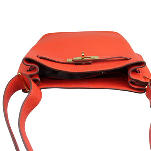 So Kelly 22 Togo Calfskin Red GHW