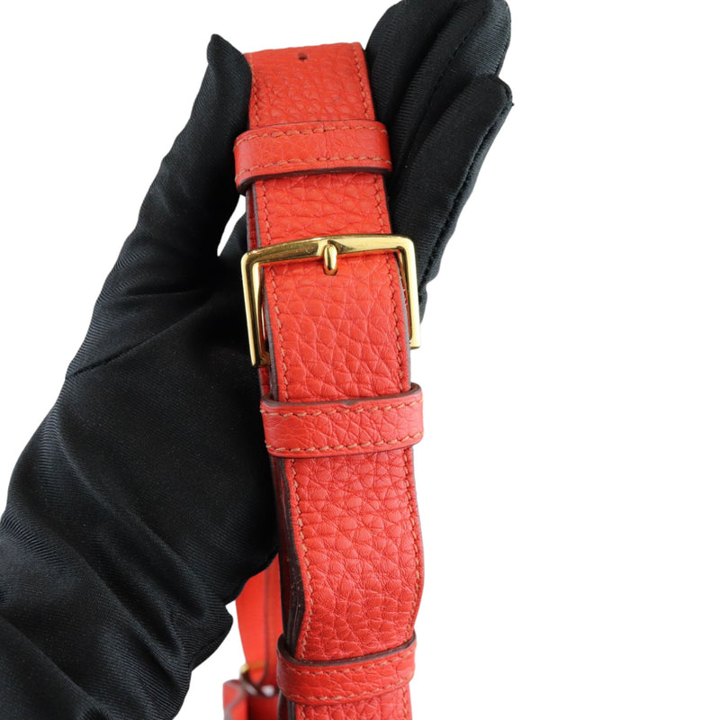 So Kelly 22 Togo Calfskin Red GHW