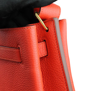 So Kelly 22 Togo Calfskin Red GHW