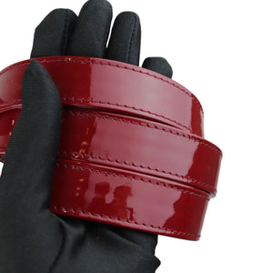 Lady Dior Medium Patent Cannage Red SHW